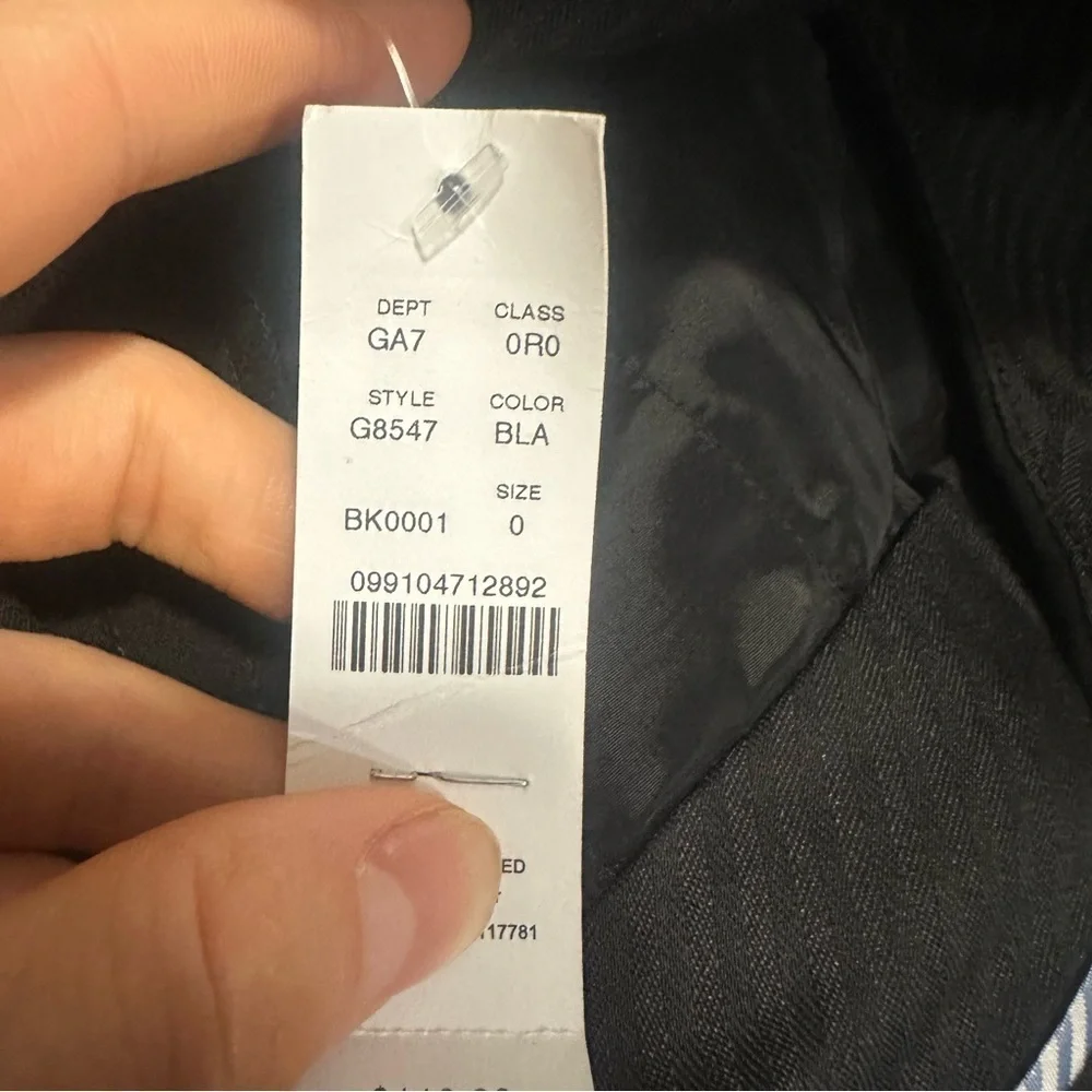 J crew cameron slim crop pants black four season stretch